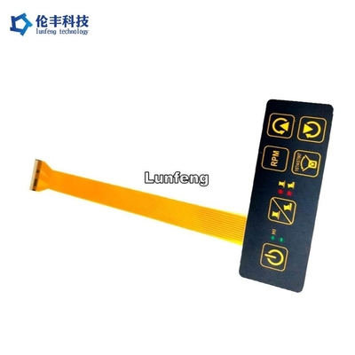 Καλή τιμή. Ματ / Γλυκός Προσαρμόσιμος Χειριστικός Διακόπτης μεμβράνης με πολύχρωμο φως και εικονικό LED σε απευθείας σύνδεση