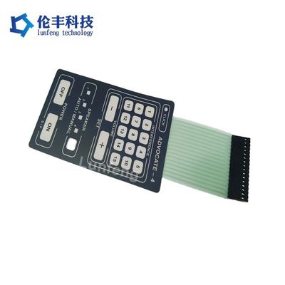 Καλή τιμή. Επίπεδος διακόπτης μεμβράνης PET για οικιακές συσκευές Λευκό/Κόκκινο/Πράσινο/Μπλε LED Βιομηχανικής ποιότητας σε απευθείας σύνδεση