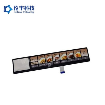 Καλή τιμή. Απόδοση και Σχεδιασμός Εξατομικευμένο Πληκτρολόγιο Επίπεδης Μεμβράνης με Κωδικό Χρώματος Pantone για Υλικό PET/PC/PVC σε απευθείας σύνδεση