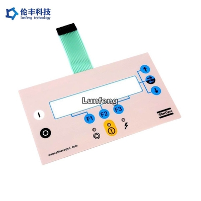 Καλή τιμή. Σύνδεσμος 1.0 mm Pitch Polyester Membrane Switch Pad για προσαρμοσμένο καλώδιο κυκλώματος FPC σε απευθείας σύνδεση