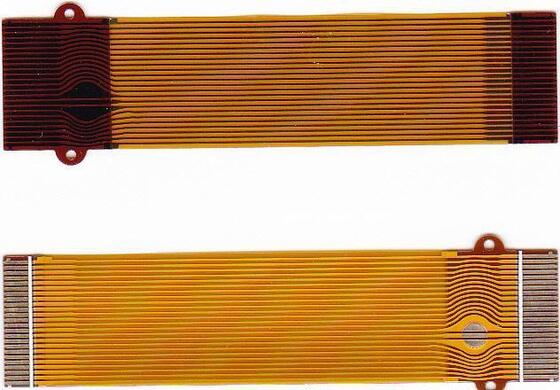 Καλή τιμή. 0.05mm Minimum Trace Width FPC Flexible Circuit Board with Yellow PI Film Solder Mask and Gold Plating Surface Finishing online