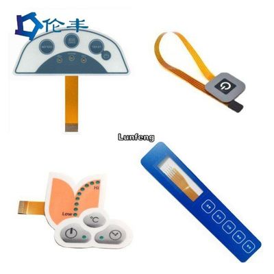 Ψηφιακός διακόπτης αριθμητικών πληκτρολογίων εκτύπωσης EBG180 Silkscreen διακοπτών μεμβρανών εκτύπωσης FPC Digita